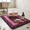 Cotton Bathroom Mat Set of 2 | 40x60 cm Super Soft & Absorbent for Home, Office, Hotel