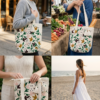 Gemini_Generated_Image_2as1wu2as1wu2as1 Hand-Embroidered Cotton Slub Tote Bag for Women | Premium Shoulder Bag with Zipper Closure & Tassel Accent | Eco-Friendly Shopping, Travel & College Handbag