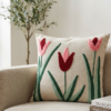 Gemini_Generated_Image_3dqtvx3dqtvx3dqt Decorative Embroidery | Premium Tufted Cushion Cover in 16x16 inches for Couch, Chair, Sofa, Bedroom, Living Room - Set of 2