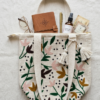 Gemini_Generated_Image_yuqo9myuqo9myuqo Hand-Embroidered Cotton Slub Tote Bag for Women | Premium Shoulder Bag with Zipper Closure & Tassel Accent | Eco-Friendly Shopping, Travel & College Handbag