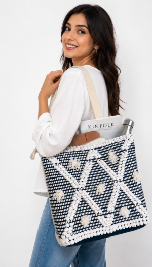 ChatGPT Image Jul 25, 2026, 12_43_04 PM Boho Chic Cotton Tote Bag – Handwoven Artisan Shoulder Bag