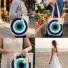 Gemini_Generated_Image_cghwefcghwefcghw Hand-Embroidered Cotton Slub Tote Bag for Women | Premium Shoulder Bag with Zipper Closure & Tassel Accent | Eco-Friendly Shopping, Travel & College Handbag