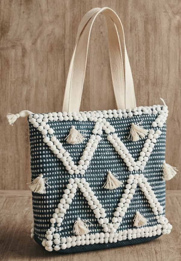 Gemini_Generated_Image_ios7s6ios7s6ios7 Boho Chic Cotton Tote Bag – Handwoven Artisan Shoulder Bag