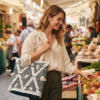 Gemini_Generated_Image_j2pun8j2pun8j2pu Boho Chic Cotton Tote Bag – Handwoven Artisan Shoulder Bag