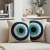 Gemini_Generated_Image_k0w1znk0w1znk0w1 Decorative Embroidery | Premium Tufted Cushion Cover in 16x16 inches for Couch, Chair, Sofa, Bedroom, Living Room - Set of 2