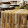 Gemini_Generated_Image_qajh9vqajh9vqajh Premium Cotton Dining Table Runner, 14 x 72 Inch, Farmhouse Style Table Decor with Elegant Tassels, Perfect for Dining, Coffee, and Console Tables