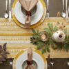 Gemini_Generated_Image_rmrzf8rmrzf8rmrz Premium Cotton Dining Table Runner, 14 x 72 Inch, Farmhouse Style Table Decor with Elegant Tassels, Perfect for Dining, Coffee, and Console Tables