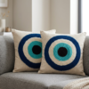 Gemini_Generated_Image_ru742pru742pru74 Decorative Embroidery | Premium Tufted Cushion Cover in 16x16 inches for Couch, Chair, Sofa, Bedroom, Living Room - Set of 2