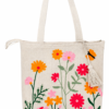ChatGPT Image Aug 12, 2026, 05_16_47 PM Hand-Embroidered Cotton Slub Tote Bag for Women | Premium Shoulder Bag with Zipper Closure & Tassel Accent | Eco-Friendly Shopping, Travel & College Handbag