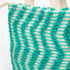ChatGPT Image Aug 2, 2026, 01_04_11 PM Handwoven Cotton Tote Bag with Blue Geometric Pattern, Bohemian Tassels, and Pom-Poms – Stylish Shoulder Bag for Daily Use, Beach, and Travel
